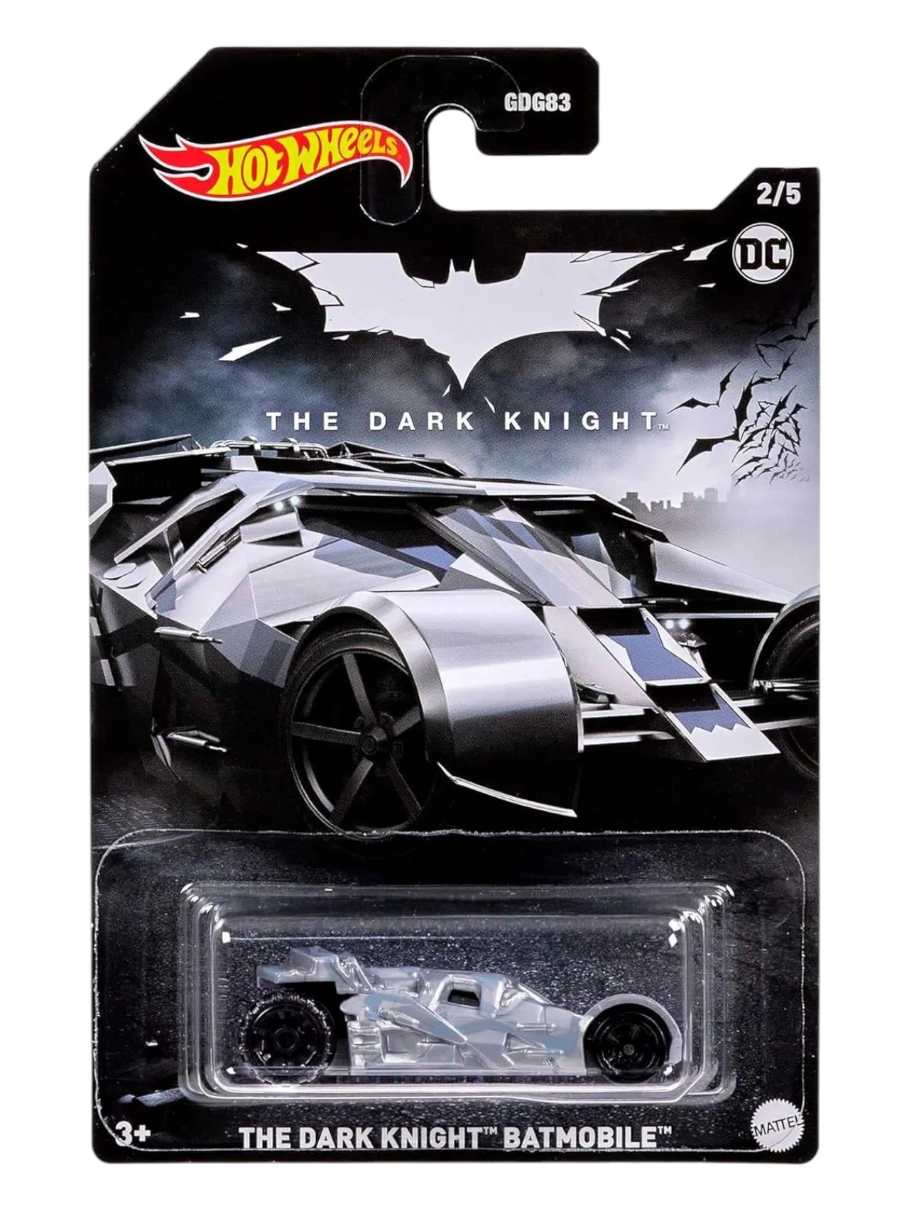 HotWheels Batman Imported Mainline Card Art Set of 5 1:64 Scale - Image 3