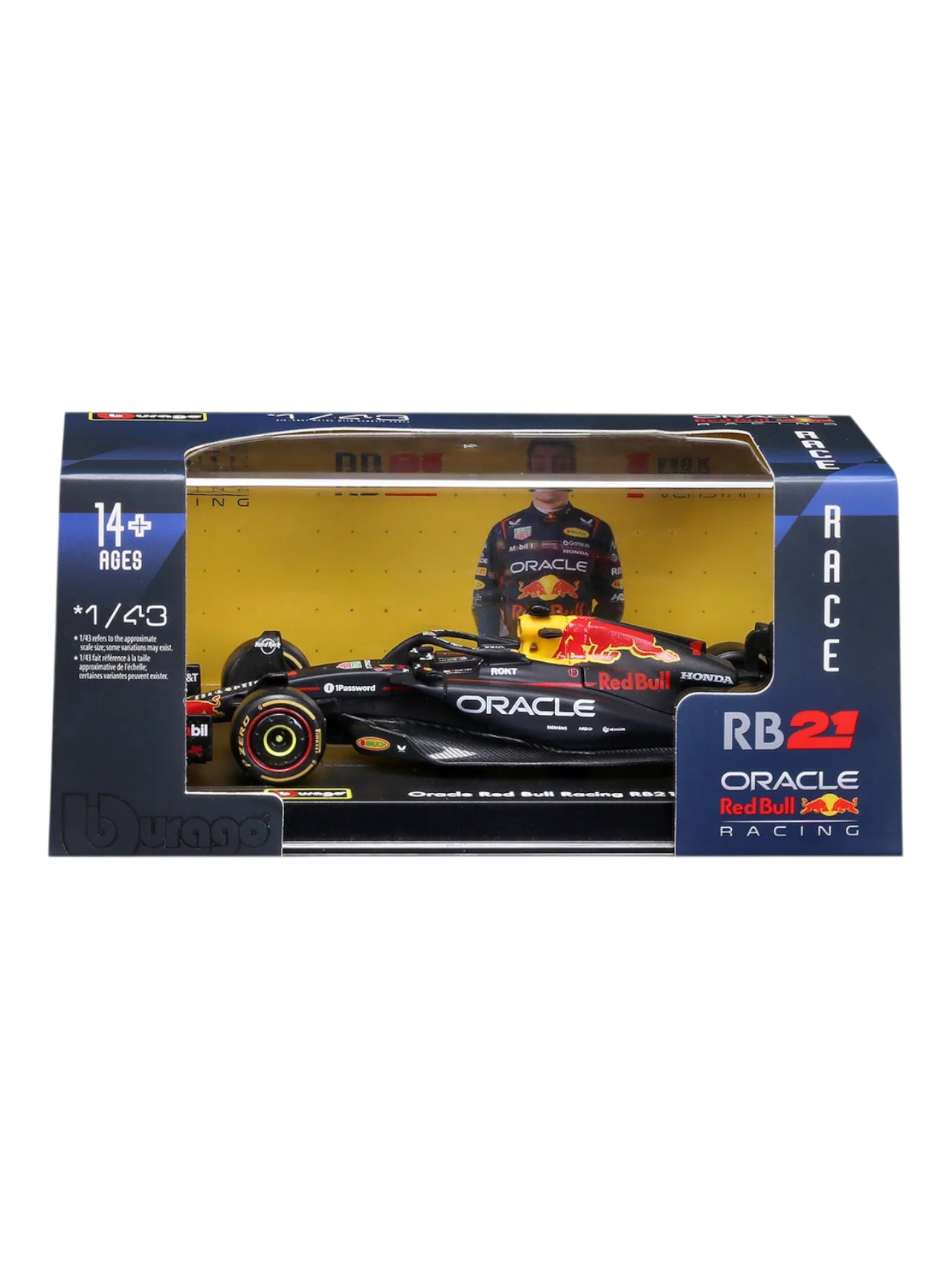 Bburago 2025 formula 1 ( f1 ) oracle red bull racing rb21 1:43 Scale #18-38233v - Image 2