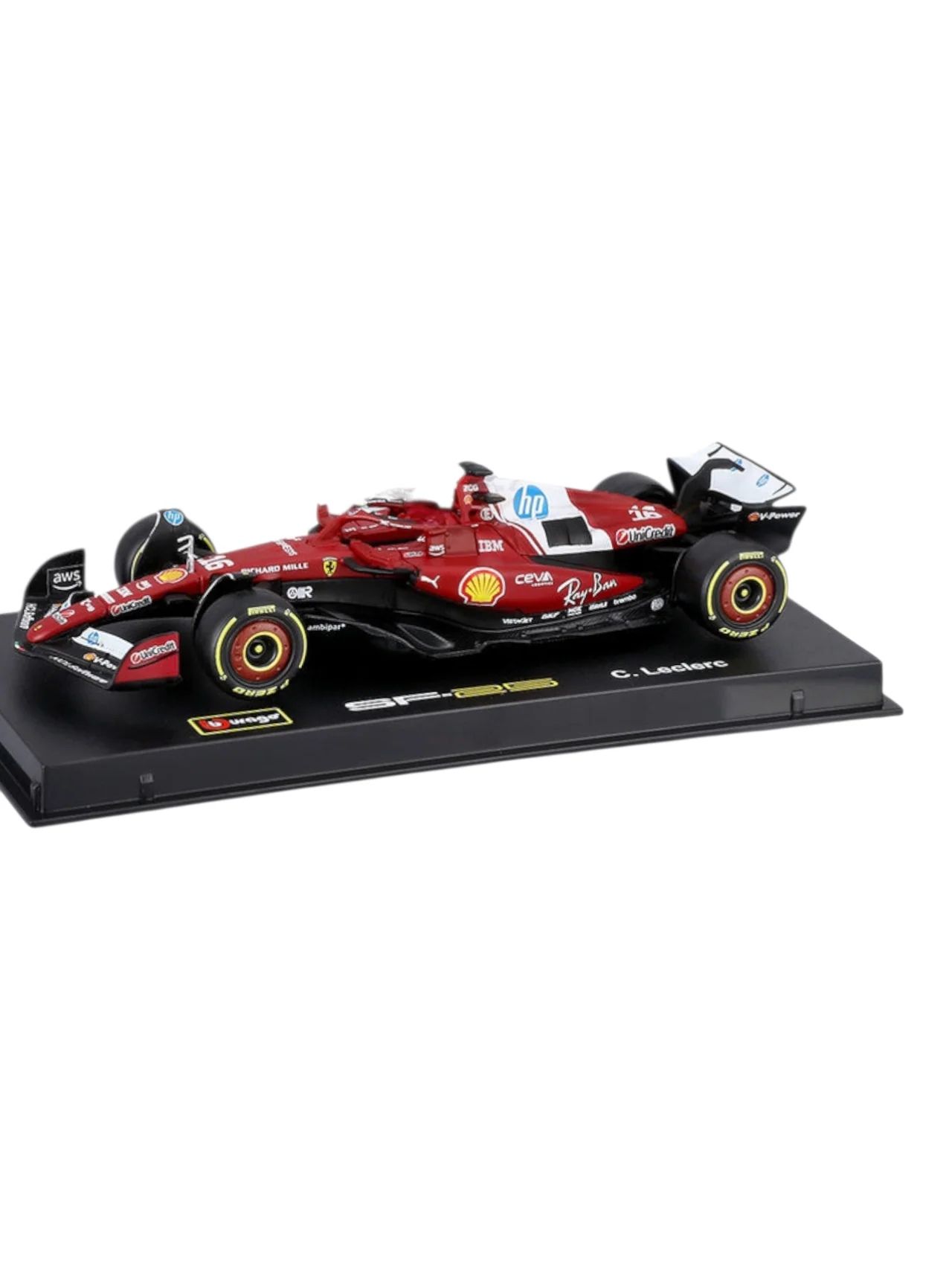 Bburago 2025 formula 1 ( f1 ) sf 25 c.leclerc 1:43 Scale #18-36853l - Image 4