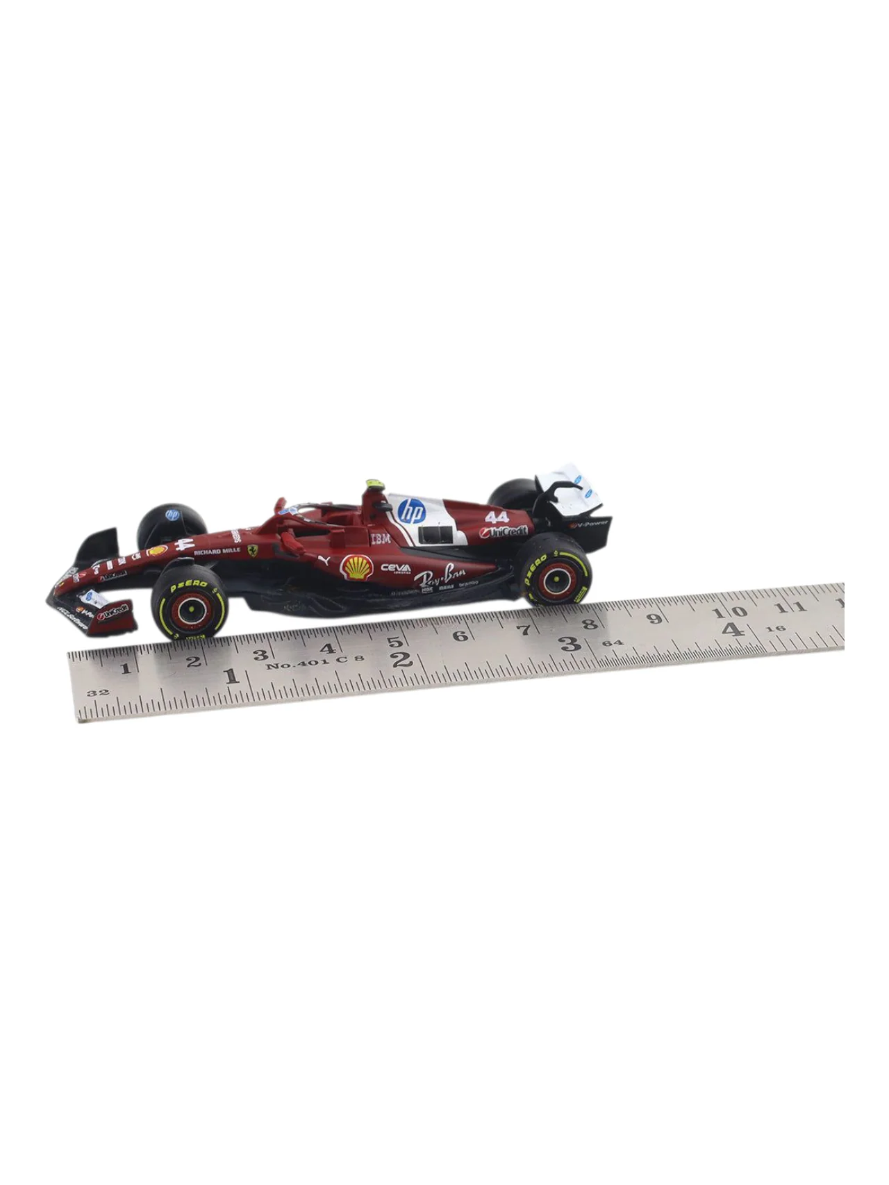 Bburago Formula 1 (F1) 2025 Ferrari SF-25 Lewis Hamilton No-44 1:64 Scale - Image 7