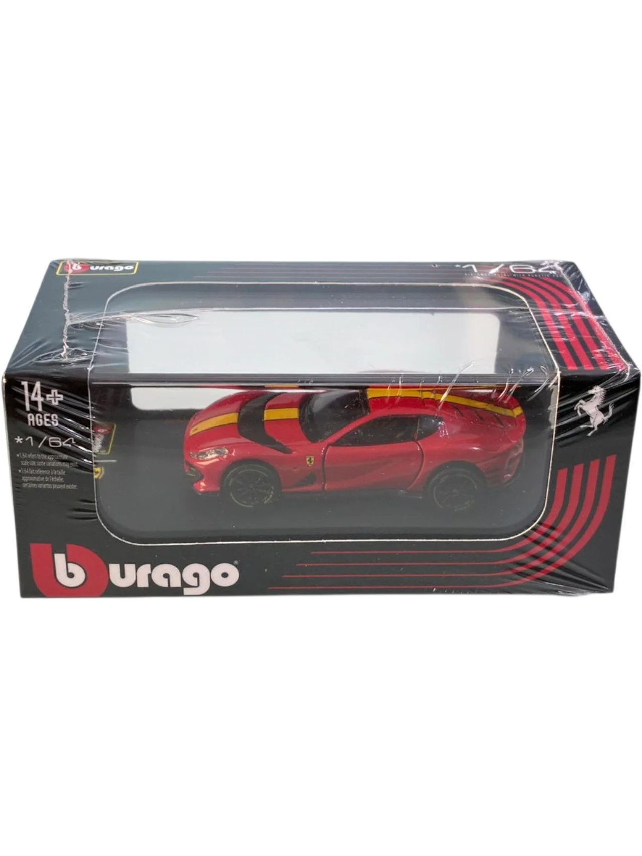 Bburago ferrari 812 competizione die-cast model with acrylic display case 1:64 Scale - Image 6