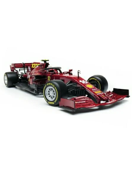 Bburago Ferrari racing tuscan GP Ferrari's SF1000 C. Leclerc (Box damaged car mint condition) - Image 2