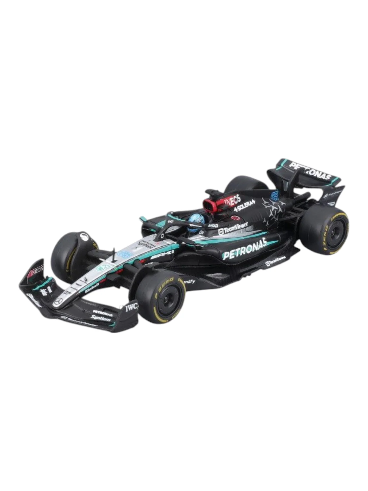 Bburago Formula 1 (F1) AMG Petronas F1W15 E Performance Diecast 1:43 Scale (With Acrylic Case)