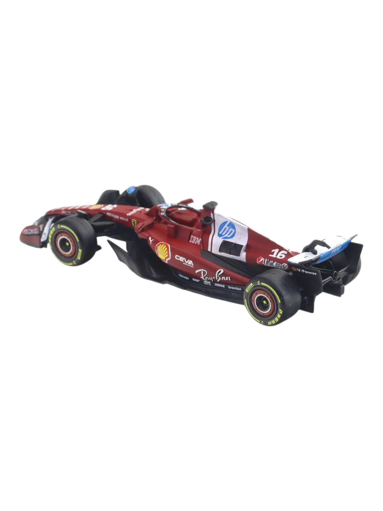 Bburago Formula 1 (F1) 2025 Ferrari SF-25 Charles Leclerc No-16 1:64 Scale - Image 5