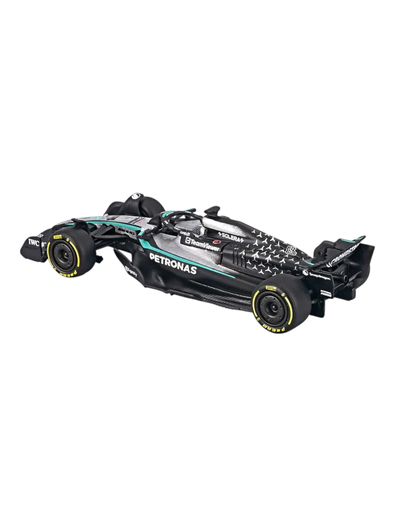 Bburago Formula 1 (F1) 2025 Mercedes-AMG F1 W16 E George Russell No-63 1:64 Scale - Image 7