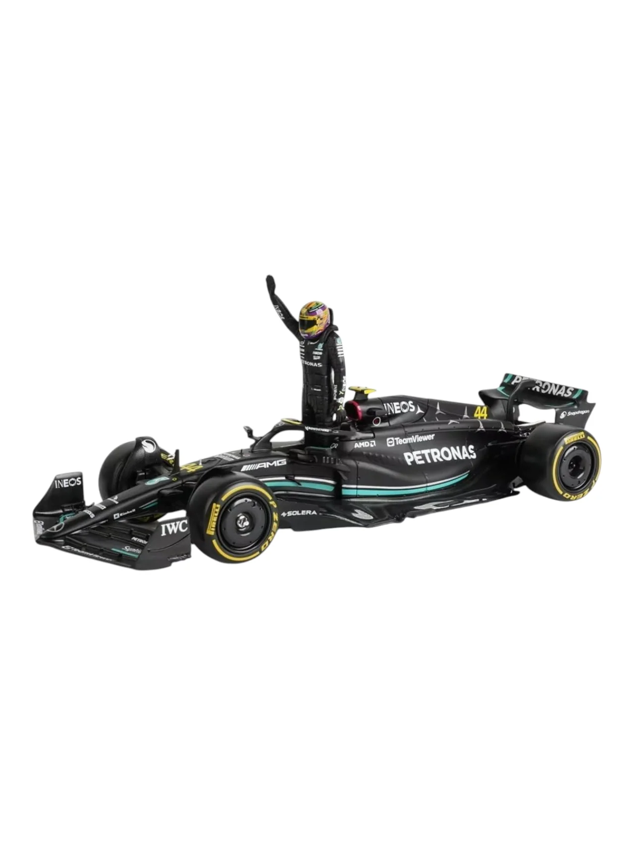 Bburago Formula 1 (F1) Mercedes-AMG F1W14 E Performance 44 Lewis Hamilton Diecast 1:24 Scale - Image 3