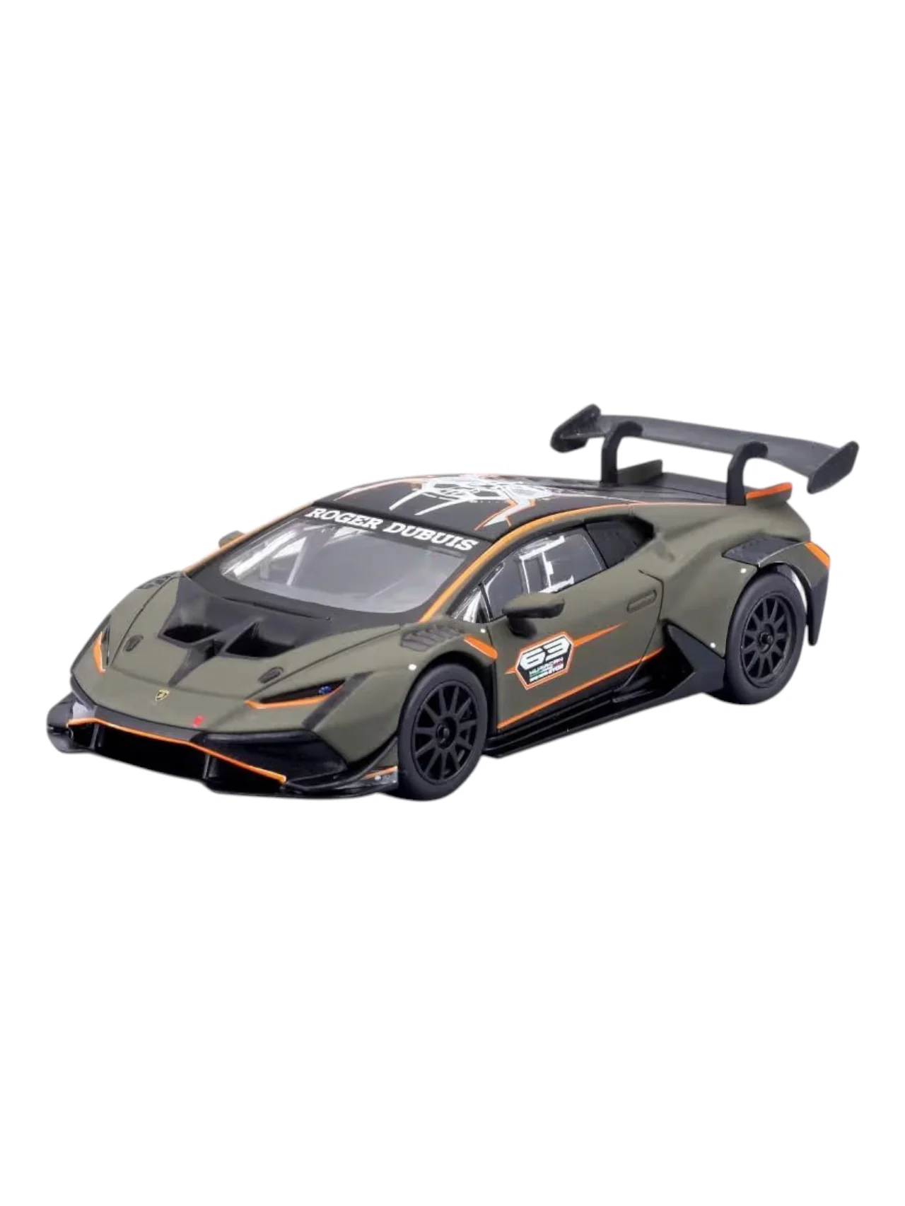 Bburago Lamborghini Huracan super trofeo evo2 (official license product) 1:43 die-cast scale model car - Image 4
