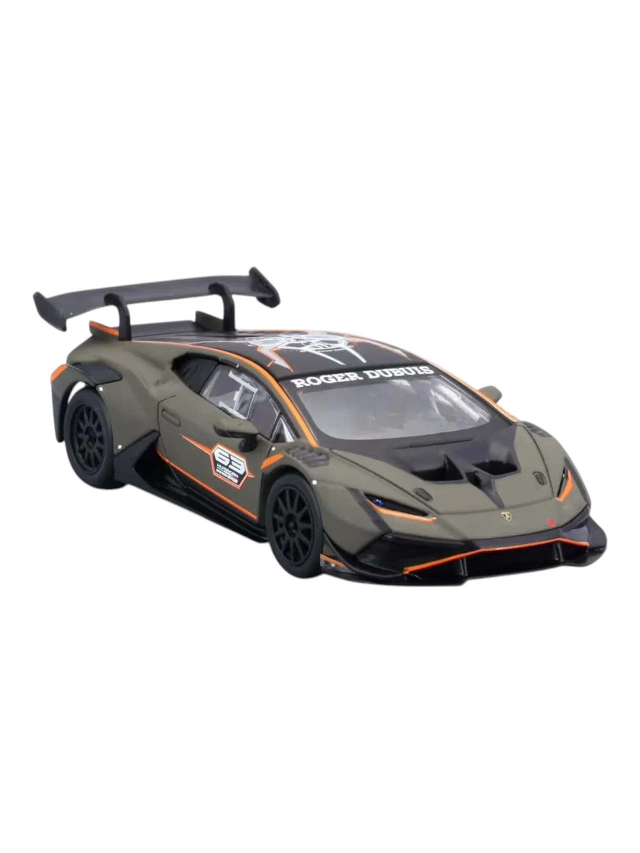 Bburago Lamborghini Huracan super trofeo evo2 (official license product) 1:43 die-cast scale model car - Image 7