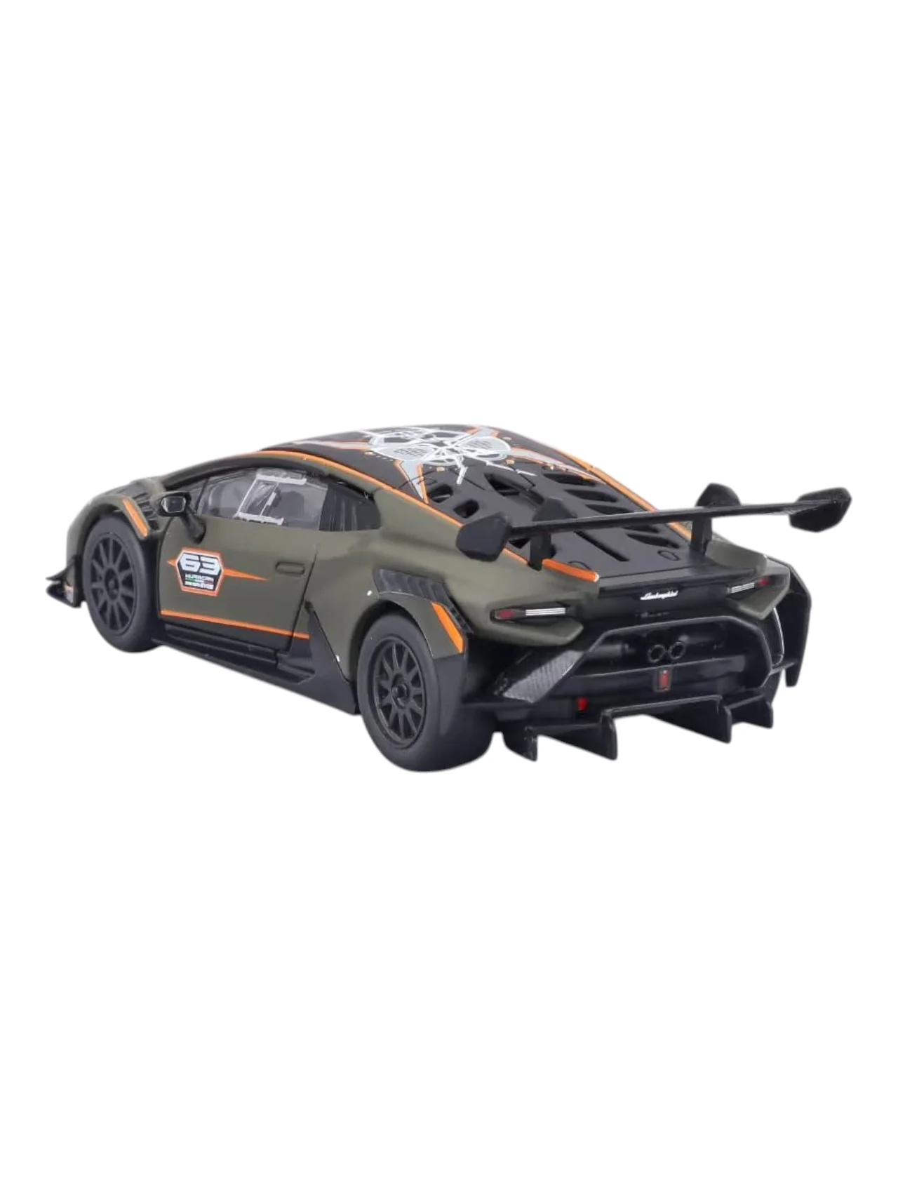 Bburago Lamborghini Huracan super trofeo evo2 (official license product) 1:43 die-cast scale model car - Image 8