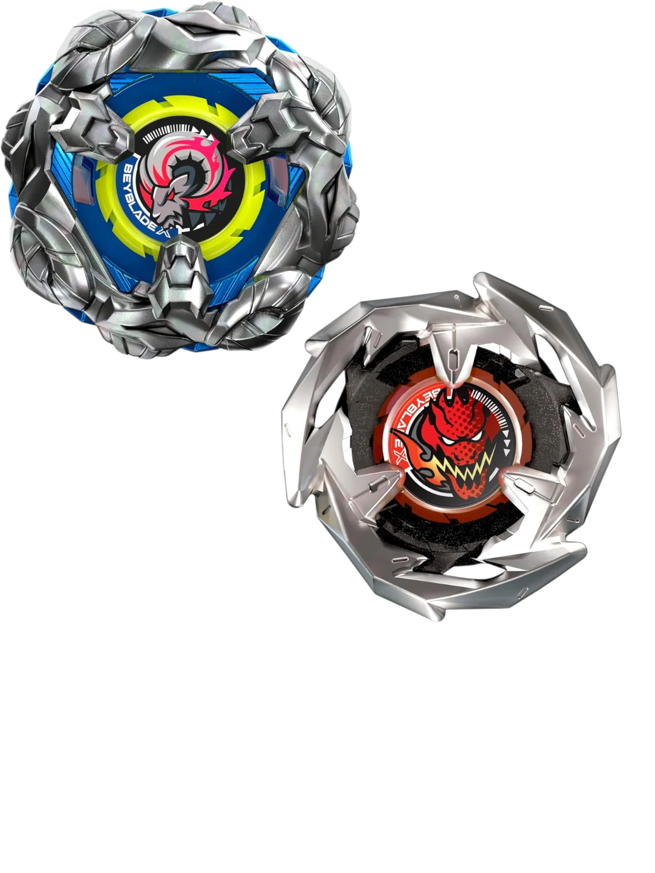 Beyblade X Tackle Goat 2-70N BX & Sword Dran 3-60F BX Takara Tomy Dual Pack Set, 2 Right-Spinning Tops - Image 4