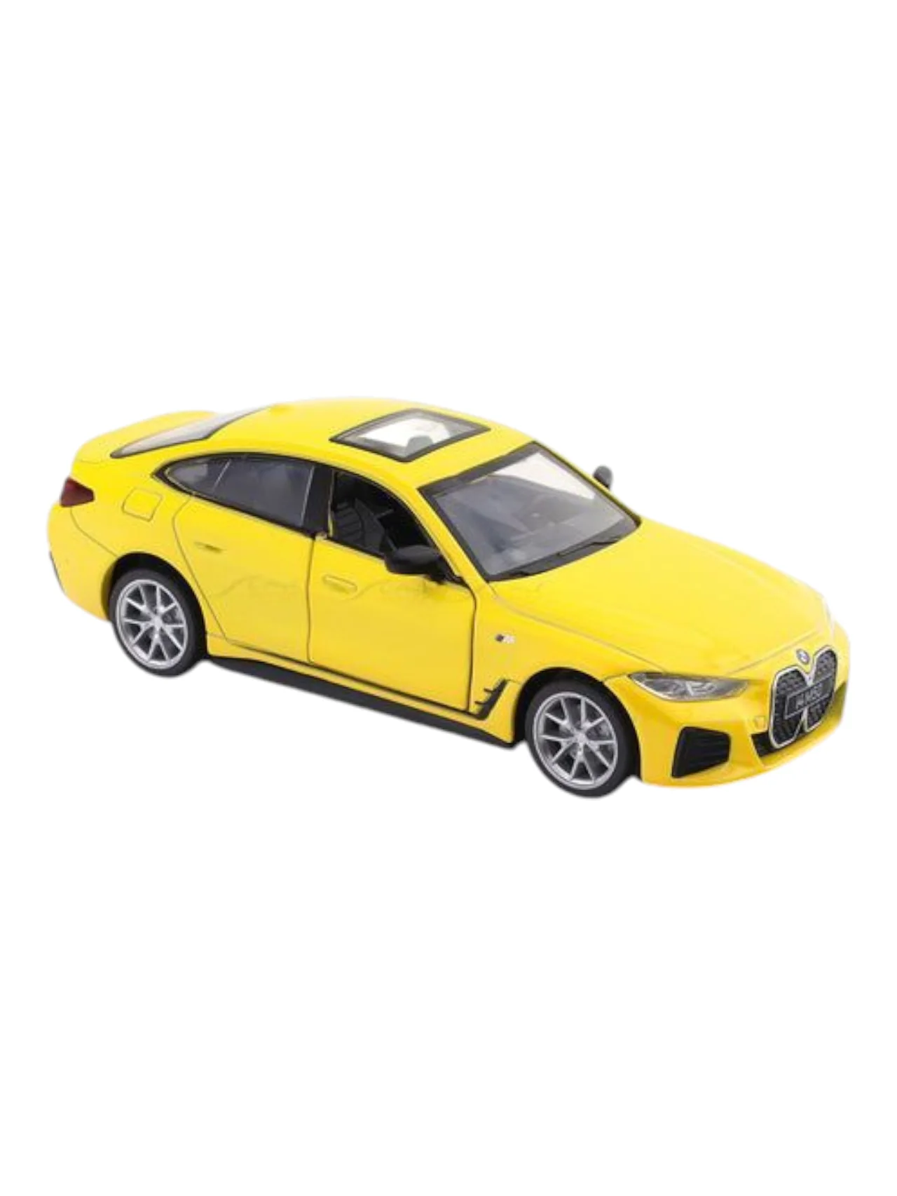 CCA BMW i4 M50 Yellow 1:32 licensed pullback diecast Scale Model car - Image 3