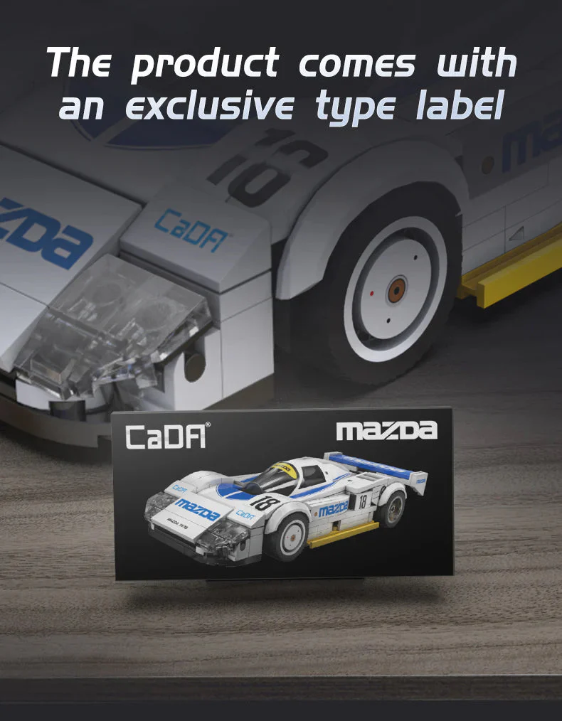 CaDA MAZDA 787B 1:24 | 242 PCS - Image 15