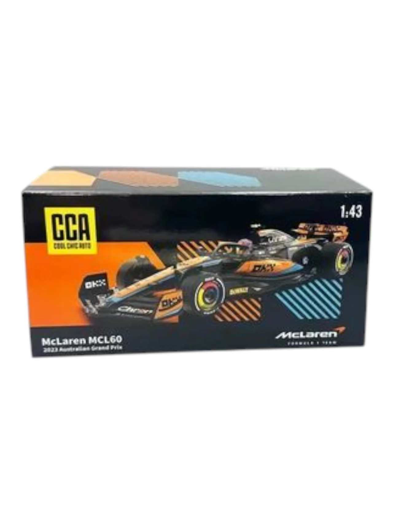 CCA Mclaren MCL 60 2023 Australian Grand Prix 1:43 Scale (With Acrylic Case) - Image 6