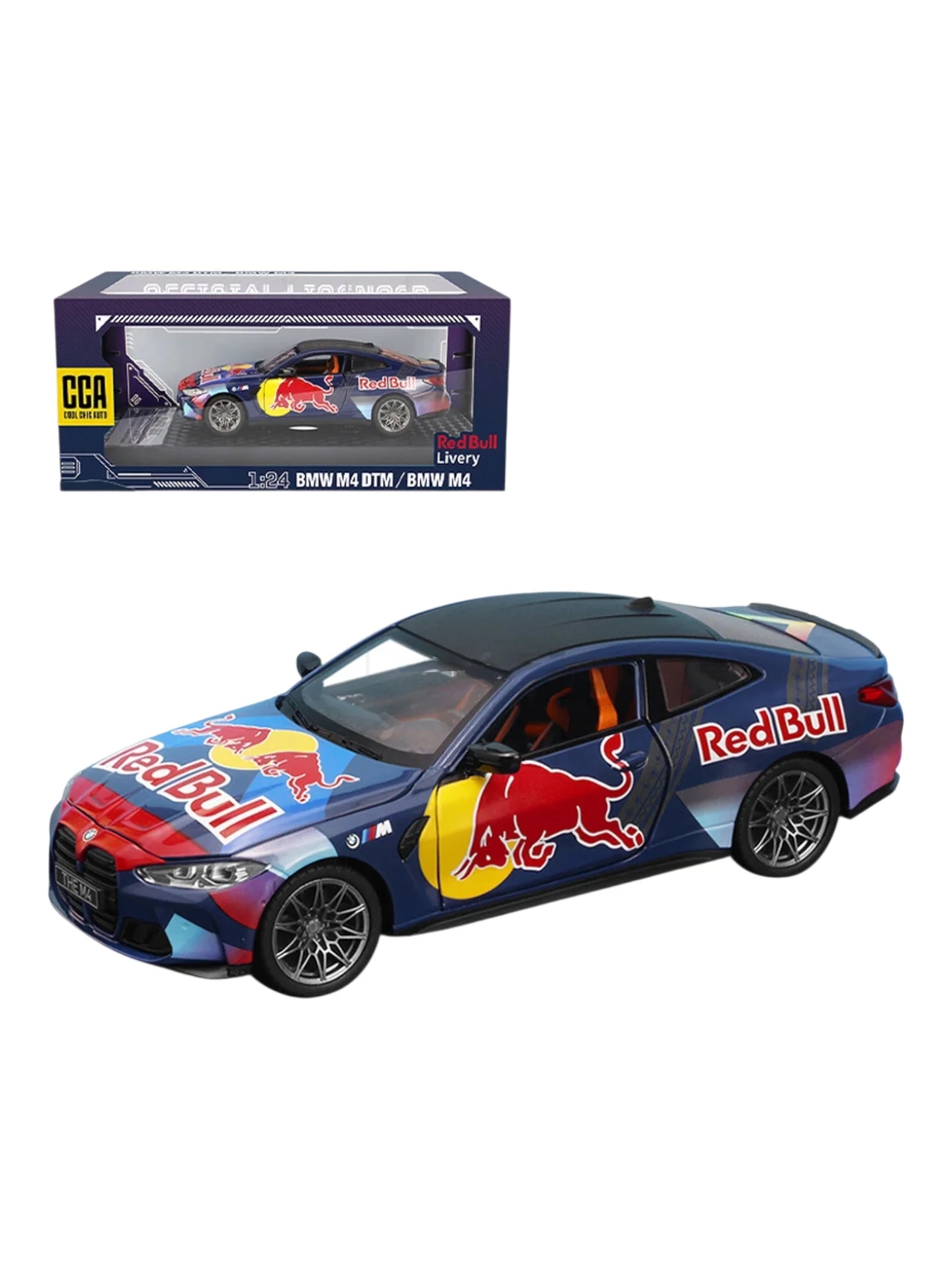 CCA Redbull Livery BMW M4 DTM/ BMW M4 1:24 Scale Diecast