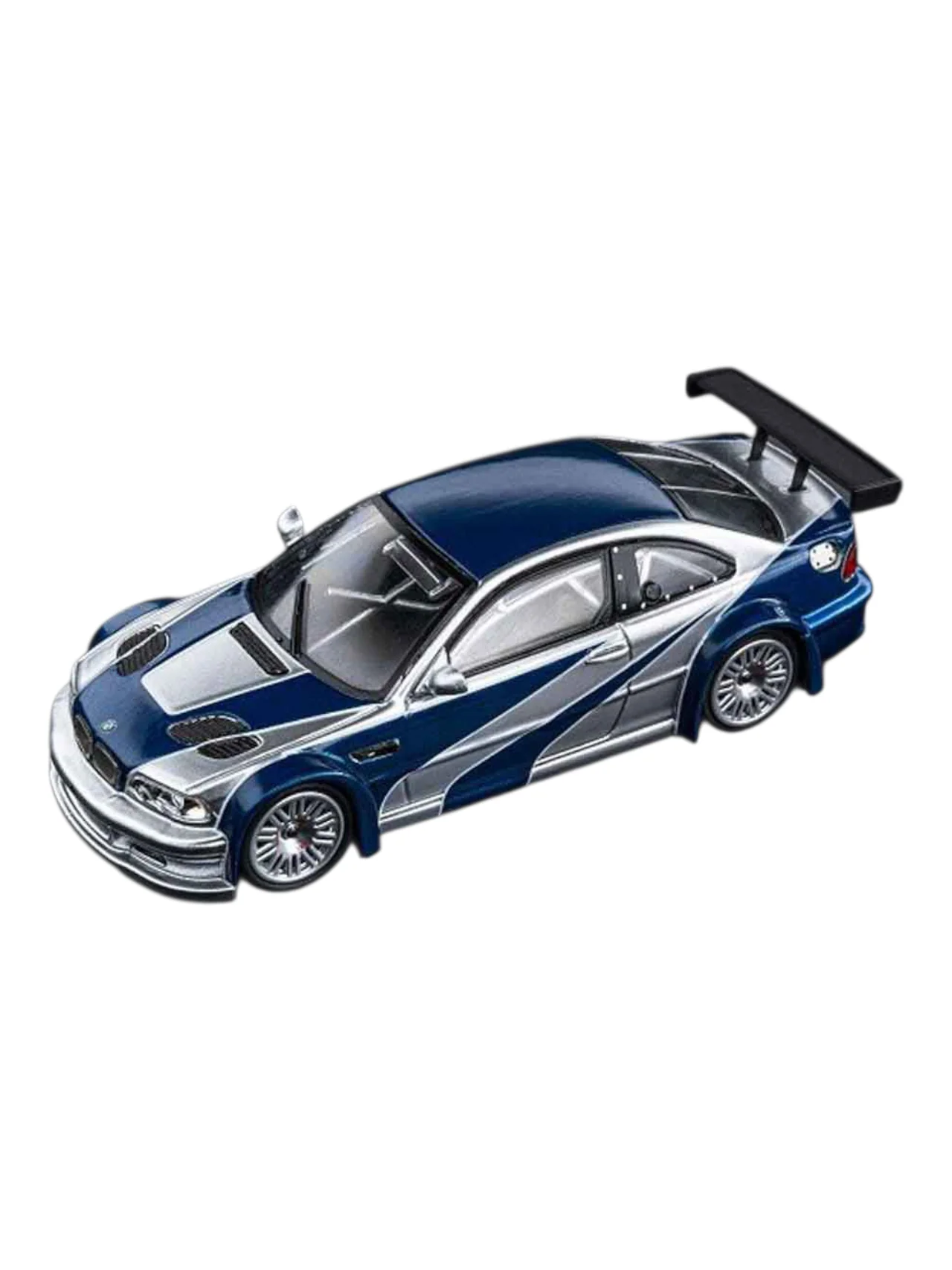 DCM Model Need For Speed Most Wanted (NFS) BMW E46 M3 GTR 1:64 Scale Premium Diecast (With Acrylic Case) - Image 3