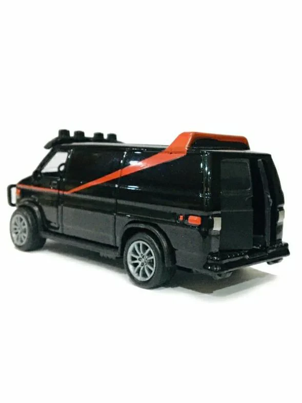 Die-Cast 1: 32 Model Safe Pull Back (Black and Red) - Image 2