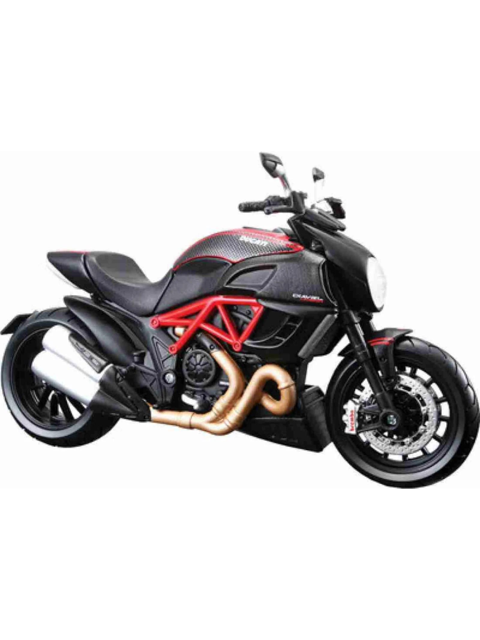 Ducati Diavel Carbon (1:18 Scale) Diecast Bike Model (Bike in Excellent Condition / Card Damage) - Image 2