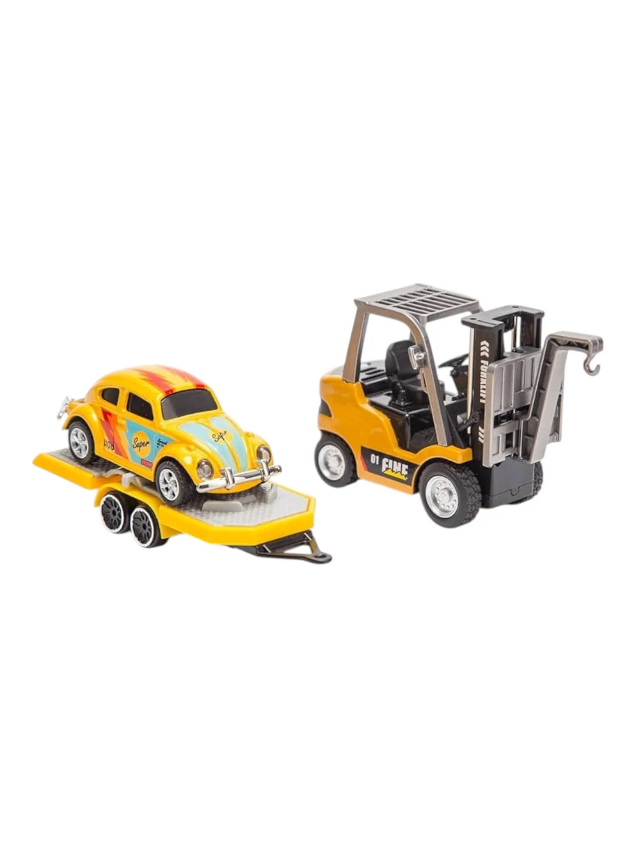 Engineering remote control (RC) speed regulating alloy Model car 1:64 Scale - Image 7