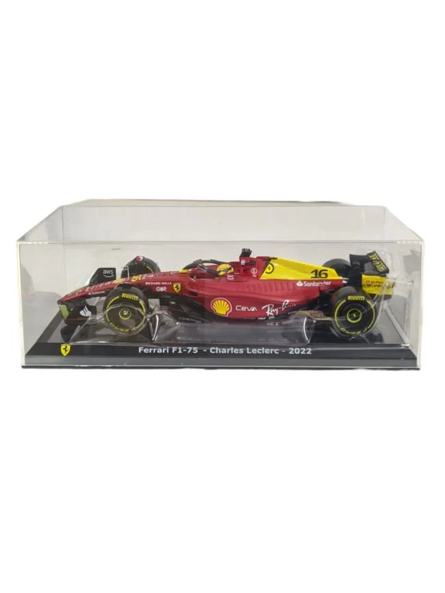 EXCLUSIVE Bburago Formula 1 (F1) Ferrari F1-75 Italian GP Charles Leclerc 2023 - Image 2