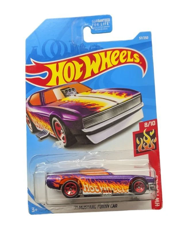 EXCLUSIVE Hotwheels 71 Mustang Funny Car Imported Mainline 1:64 Scale