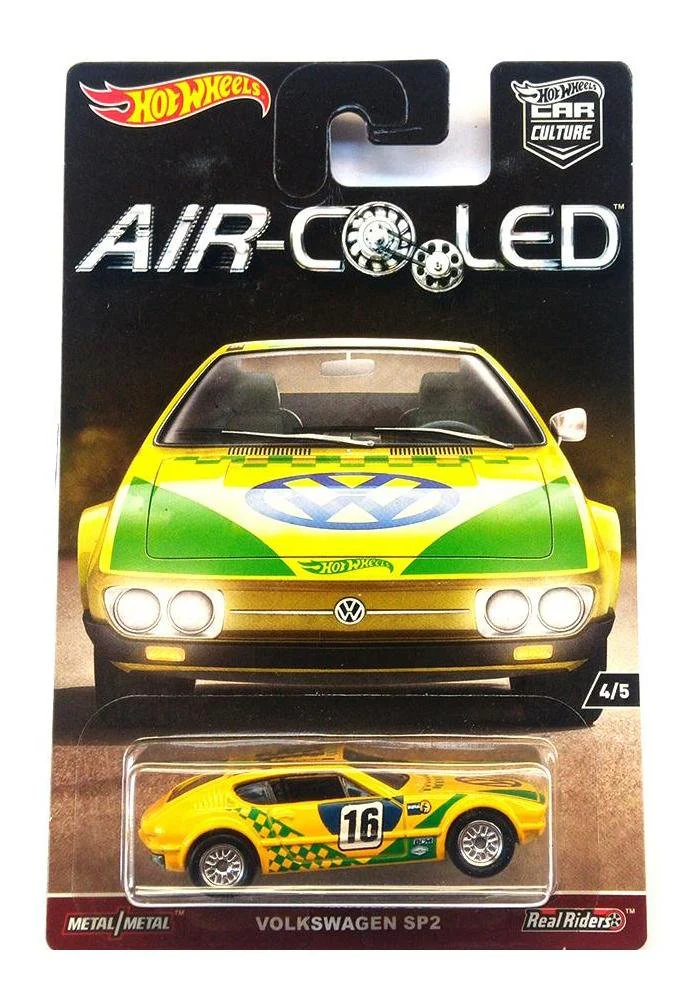 EXCLUSIVE Hotwheels Air Cooled Volkswagen SP2 - Yellow