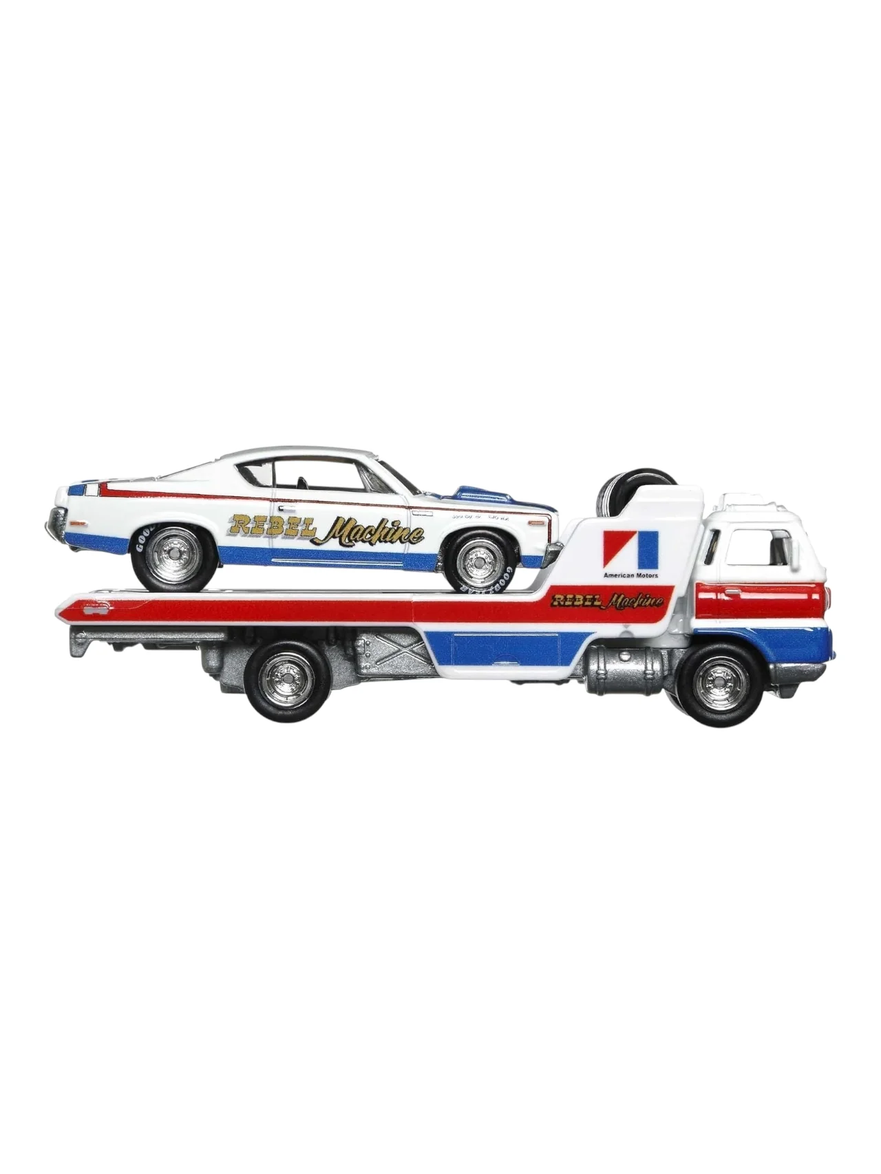 HotWheels Car Culture Team Transport AMC Rebel Machine Wide Open Imported 1:64 Scale - Image 4