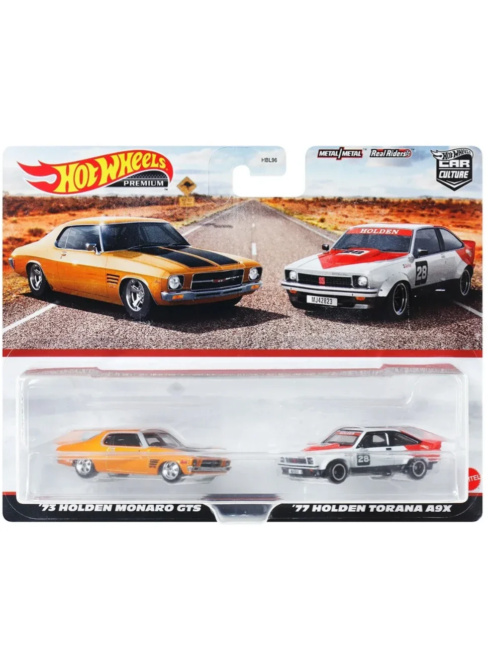 EXCLUSIVE Hotwheels car culture 2 Pack 73 Holden Monaro GTS & 77 Holden Torana A9X