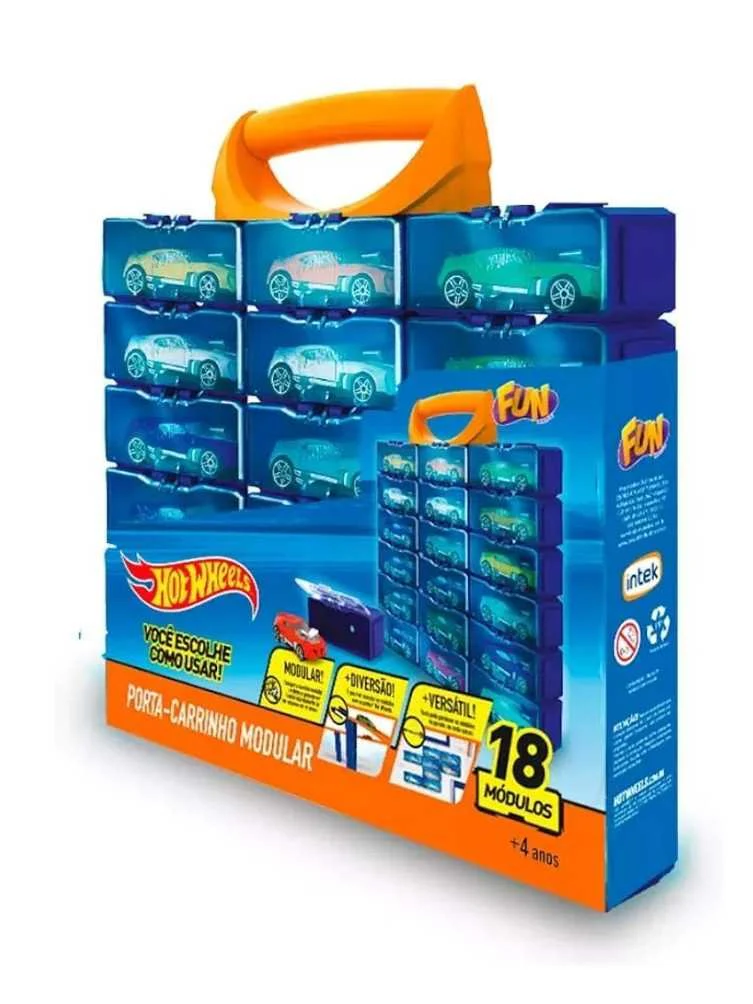 EXCLUSIVE Hotwheels Multibrick car case (hold 18 cars ) - Image 2