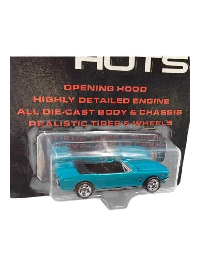 Hotwheels Ultra Hots '65 Mustang (blister damage car mint condition) imported premium 1:64 scale - Image 2
