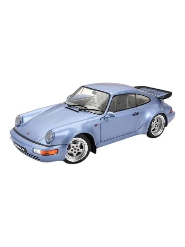 Exclusive Solido Porsche 911 964 Turbo 1990 Blue 1:18 Diecast scale model car - Image 2