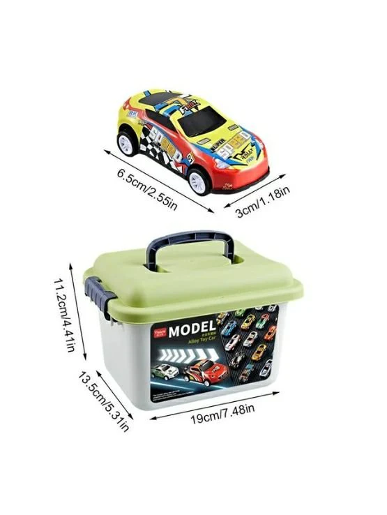 EXCLUSIVE Yisbro 30 pullback Model car With box and parking signs - Image 5