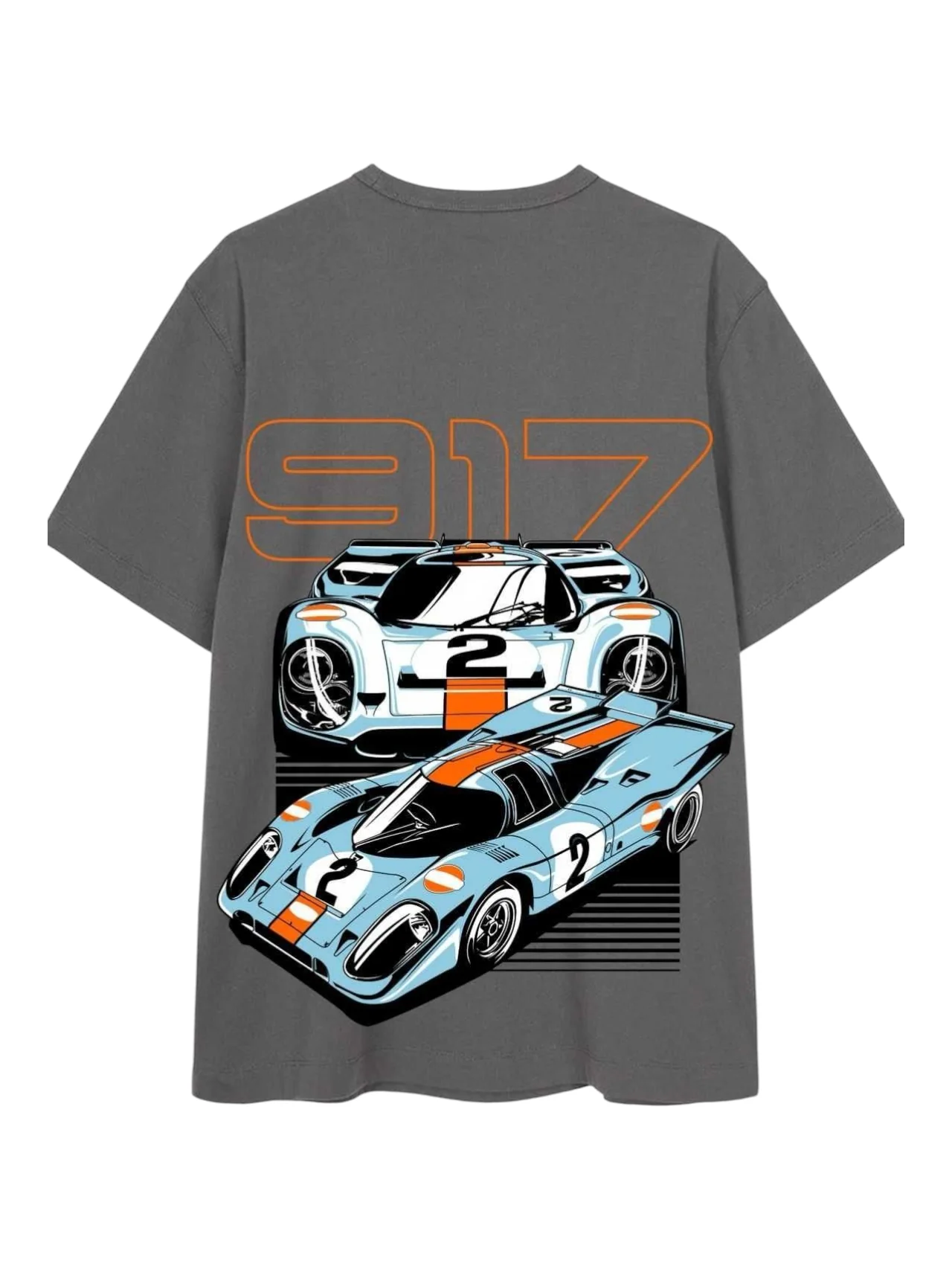 Drift Culture Gulf Porsche edition oversize tshirt - Image 2
