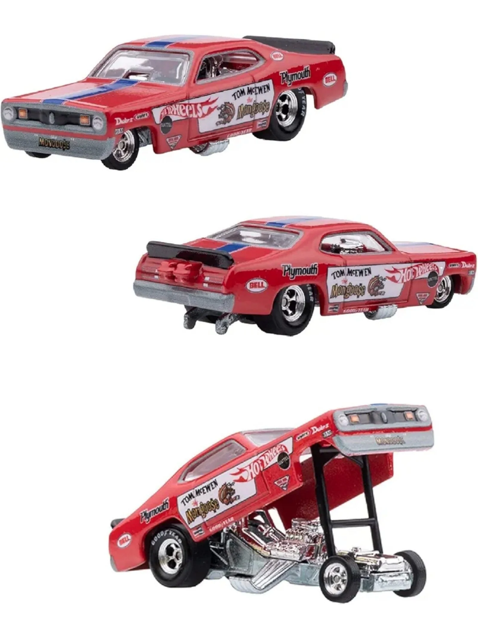 Hot Wheels 72 Playmouth Cuda FC & Playmouth Duster Funny Car - Image 2