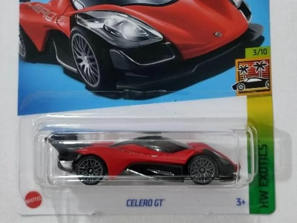 HotWheels Celero GT Imported Mainline 1:64 Scale - Image 2