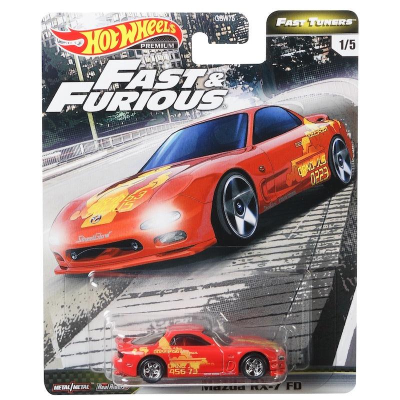 Hot wheels premium fast & Furious fast Tuners mazda RX-7 FD scale 1:64