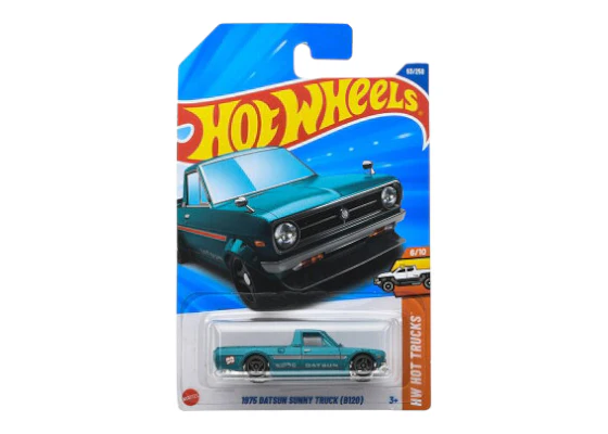 HotWheels 1975 Datsun sunny truck ( B120 ) Imported Mainline 1:64 Scale HYX36-N7C5