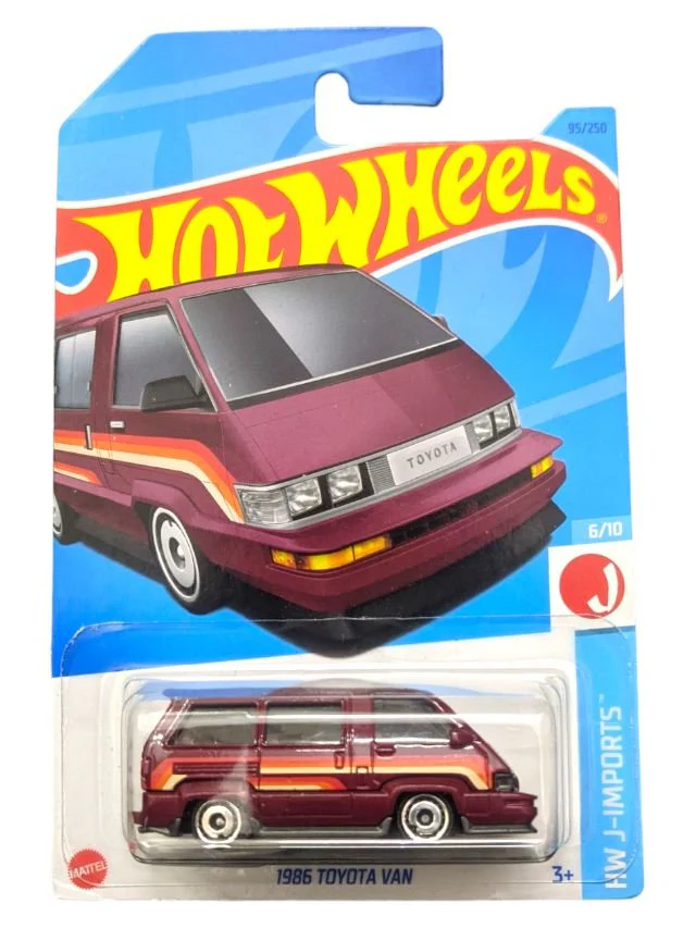 Hotwheels 1986 Toyota Van Imported Mainline 1:64 Scale