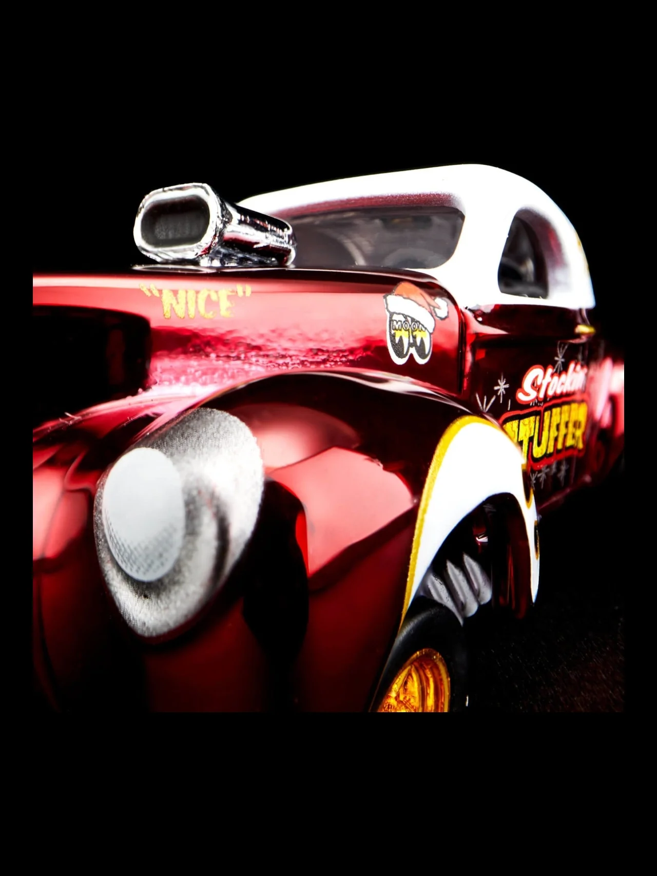 HotWheels 2022 Holiday Car 41 Willy's Gasser RLC 1:64 Scale - Image 10