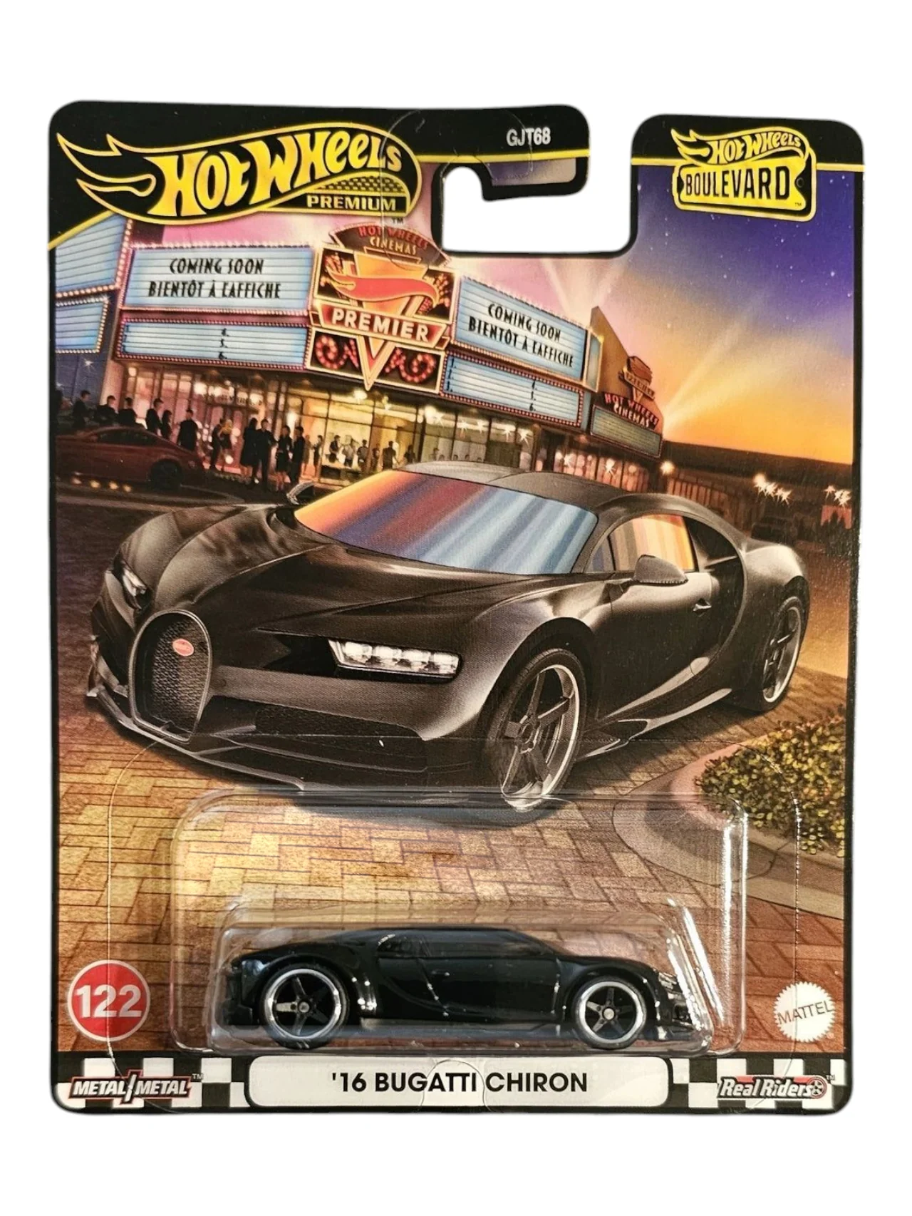HotWheels 2025 Boulevard 16 Bugatti Chiron Imported Premium 1:64 Scale