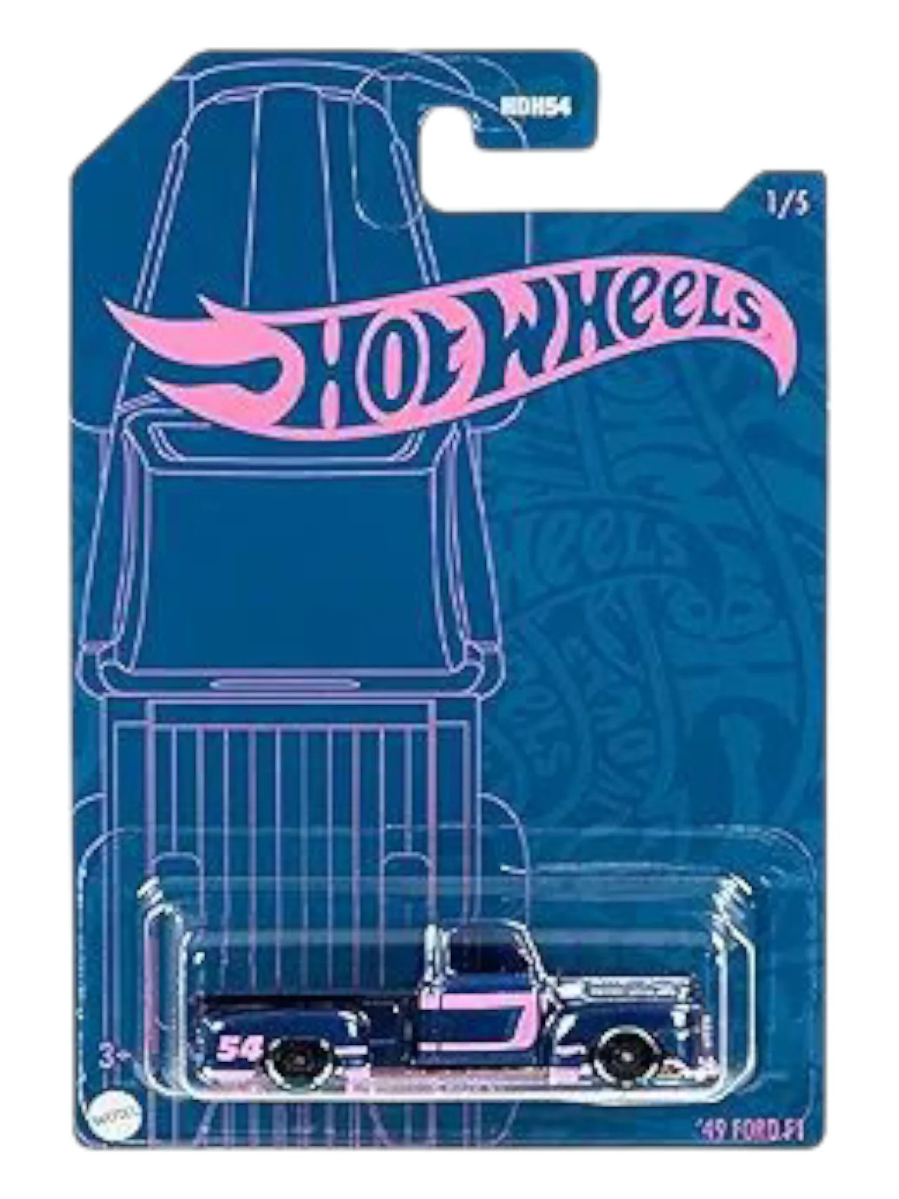 Hotwheels 49 Ford F1 Imported Mainline Card Art 1:64 Scale