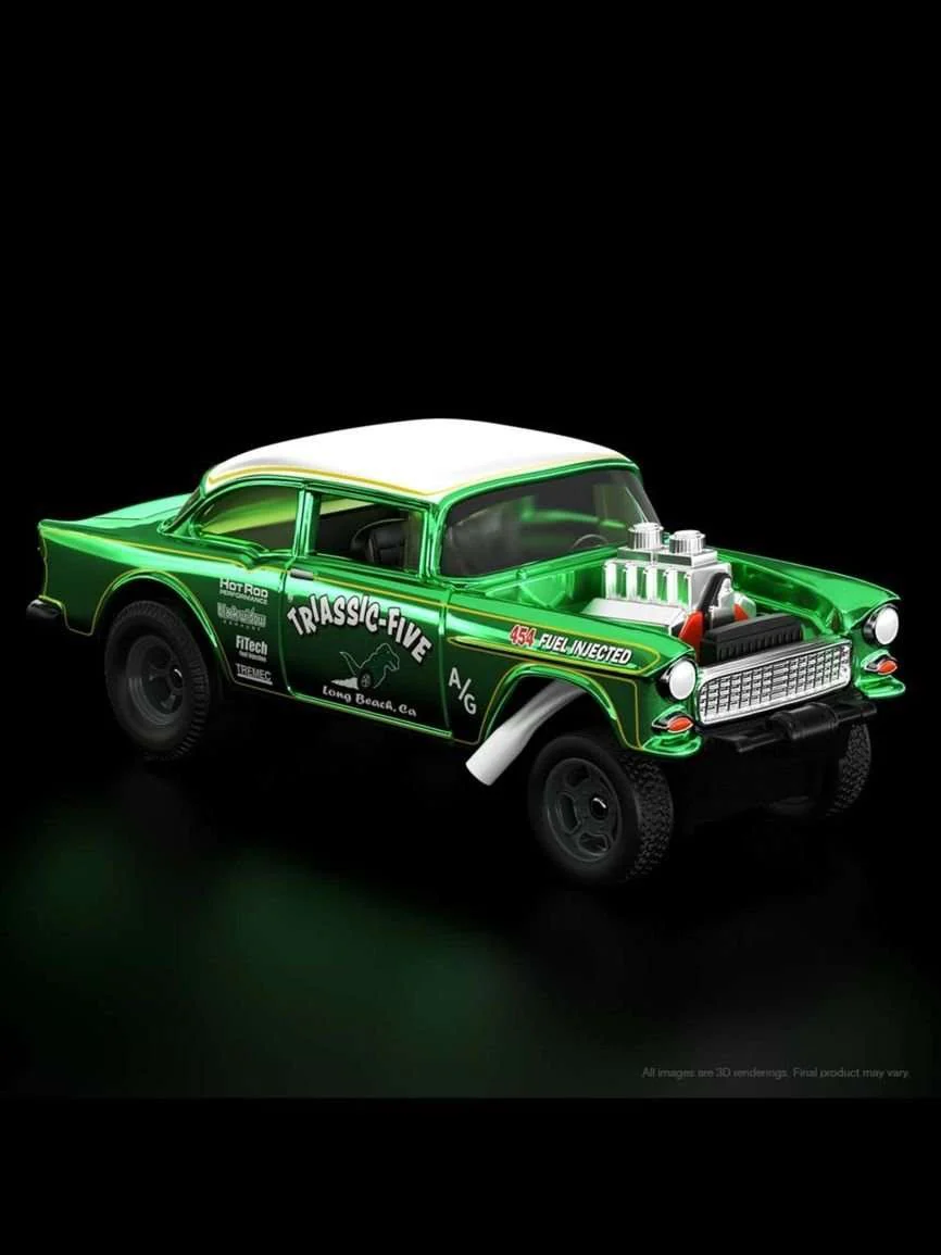 Hotwheels 55 Chevy Bel Air Gasser - Image 5