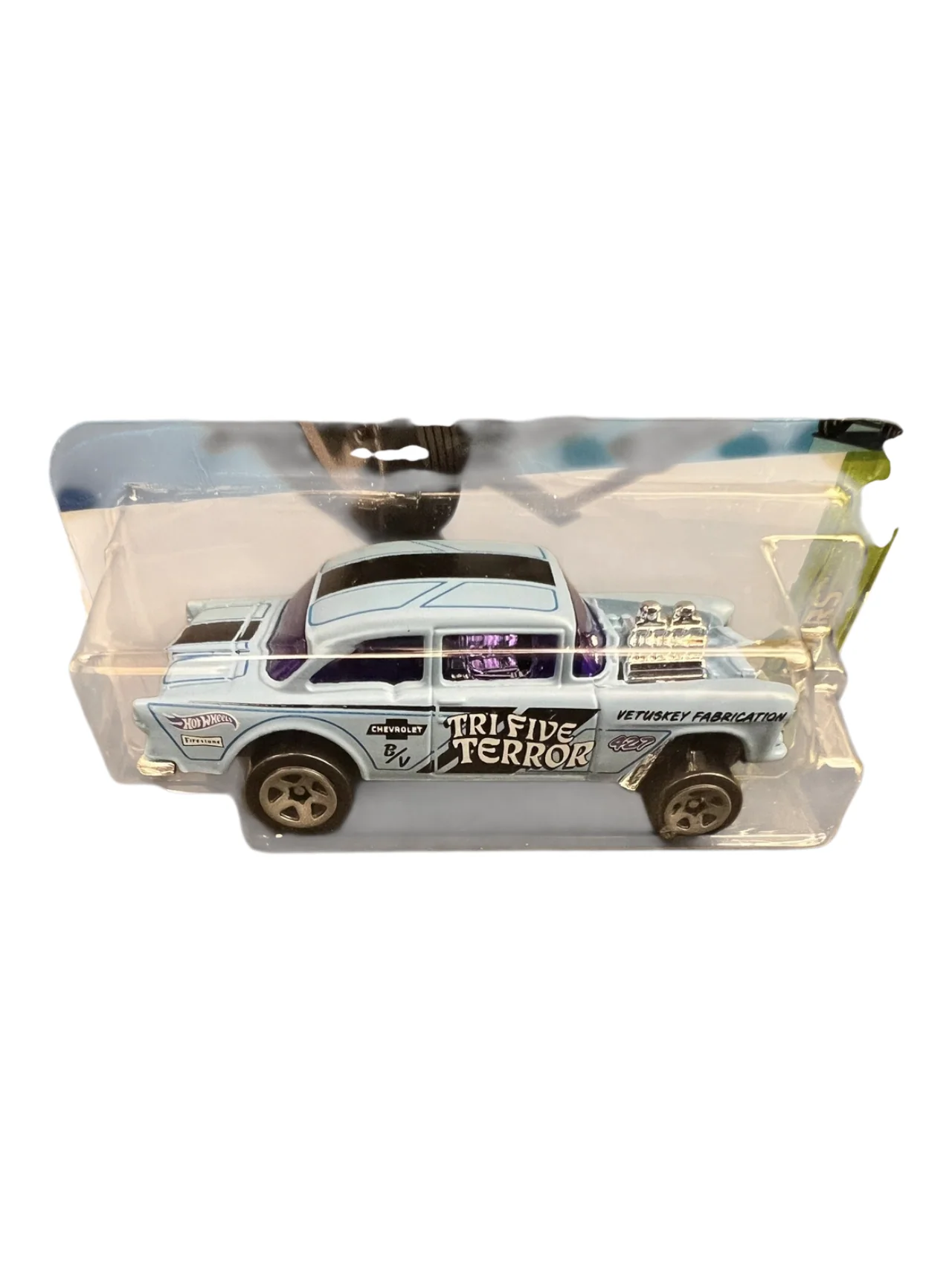 HotWheels 55 chevy bel air gasser Imported mainline 1:64 Scale HKK26-N7C5 - Image 2