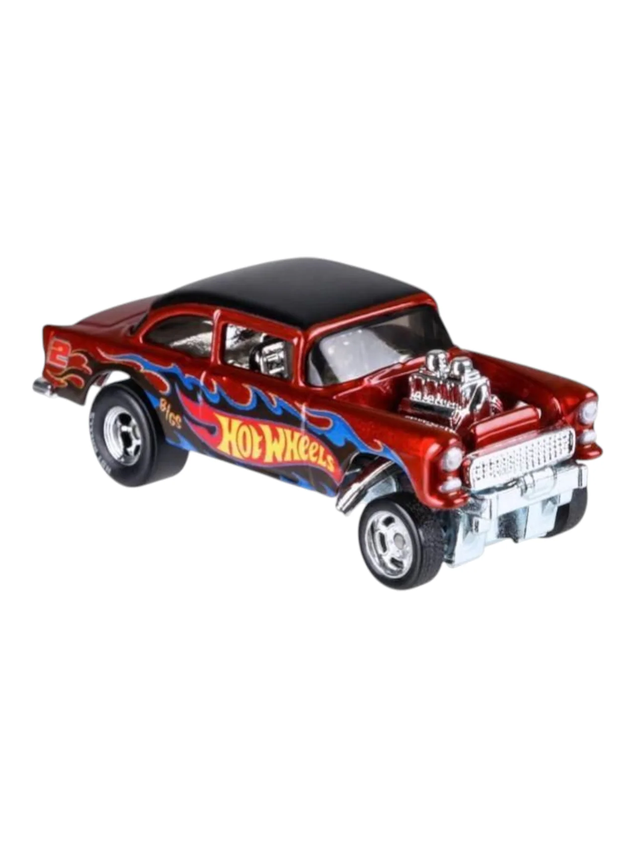HotWheels 55 Chevy Bel Air Gasser RLC 1:64 Scale (With Protector) - Image 2