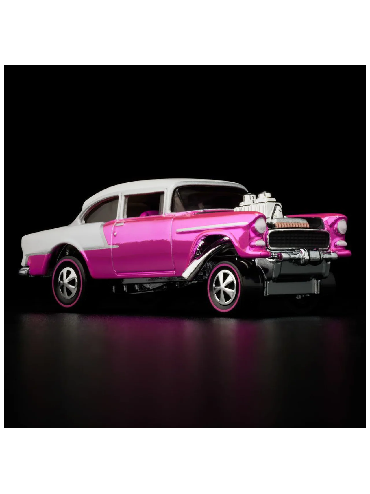 HotWheels 55 Chevy Bel Air Gasser RLC 1:64 Scale (With Protector) - Image 4
