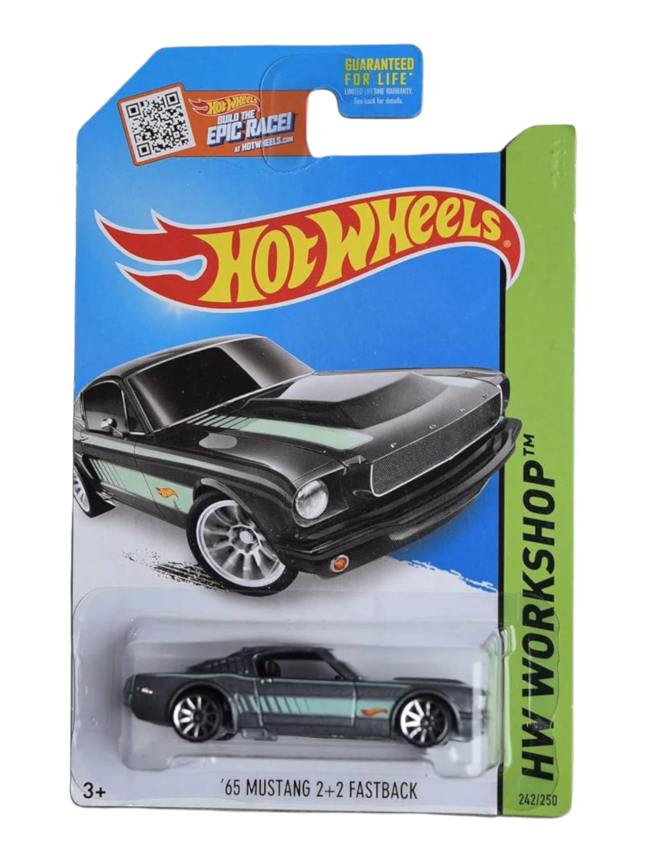 HotWheels 65 Mustang 2+2 Fastback Imported mainline 1:64 Scale
