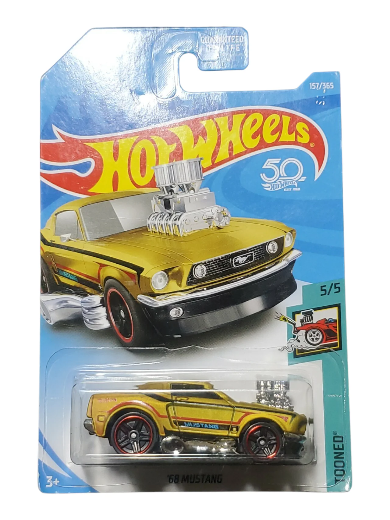 HotWheels 68 Mustang Imported Mainline 1:64 Scale
