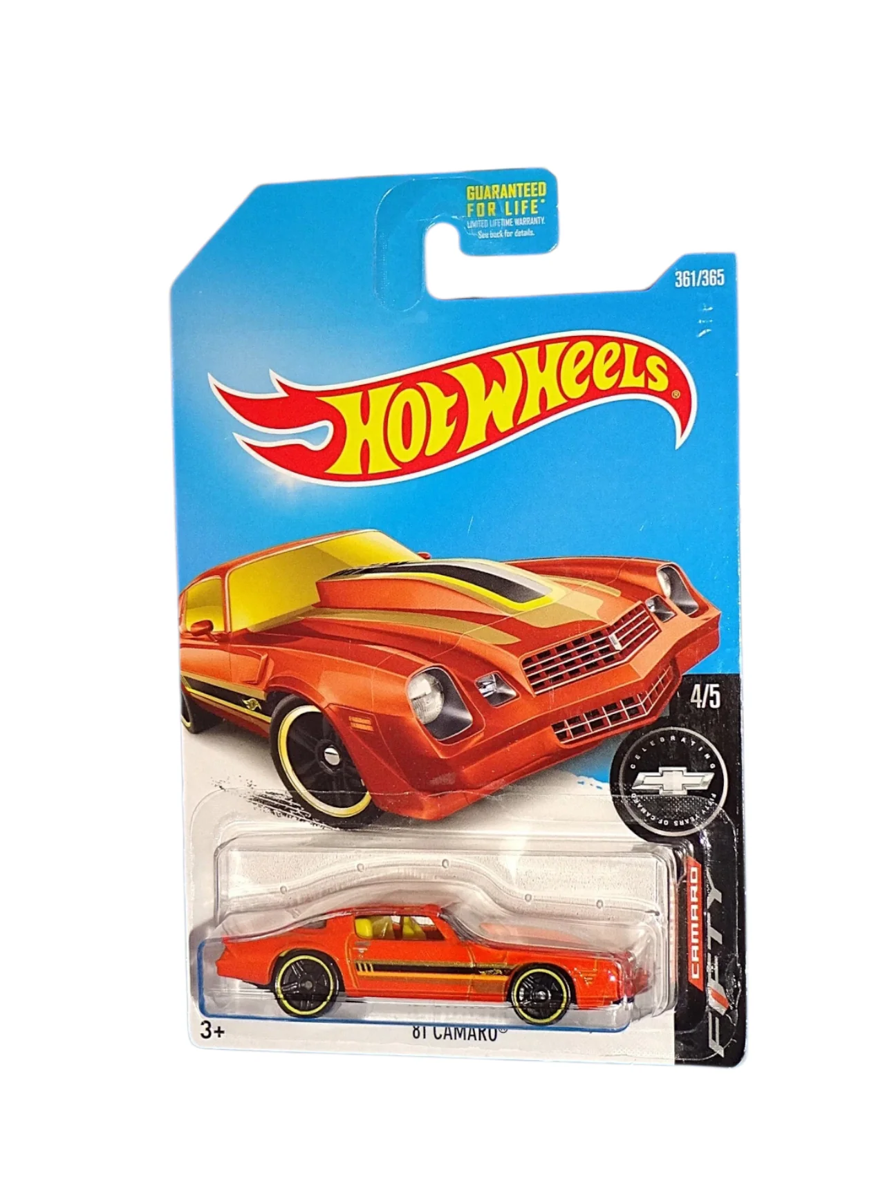 Hotwheels 81 Camaro Imported Mainline 1:64 Scale DVC47-D7B3