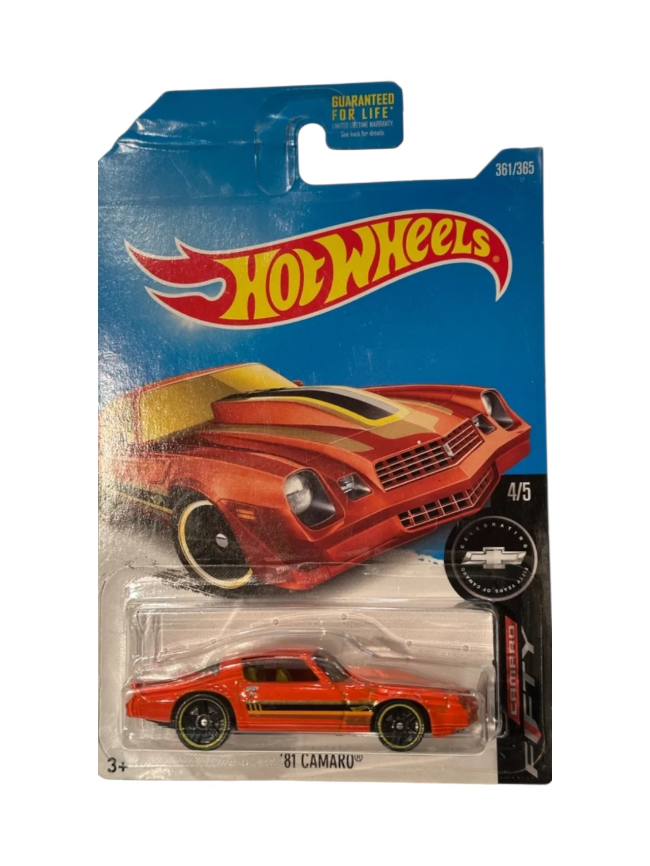 Hotwheels 81 Camaro Imported Mainline 1:64 Scale DVC47-D7B3 - Image 2