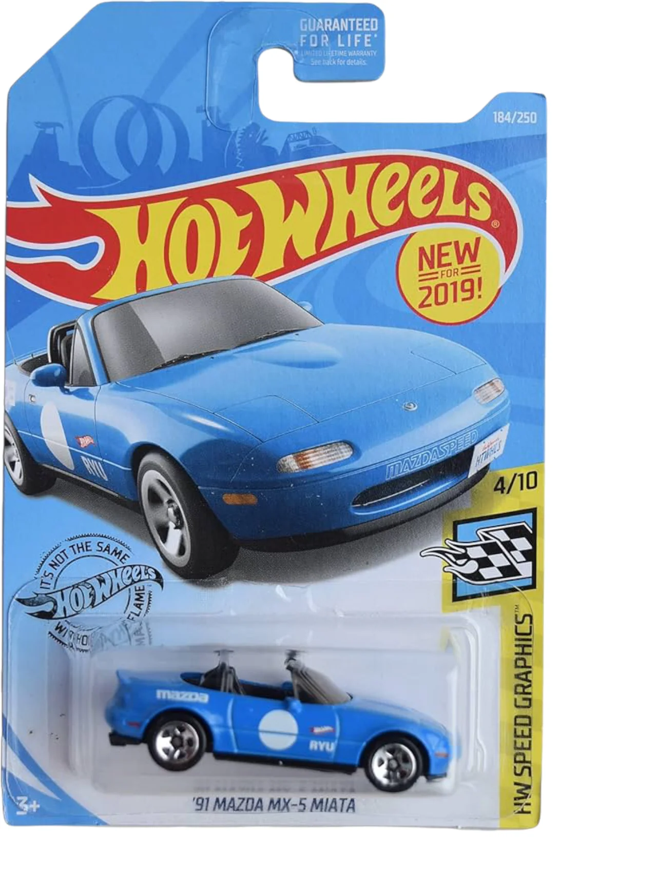HotWheels '91 mazda mx-5 miata Imported Mainline 1:64 Scale FYB66-D7C3