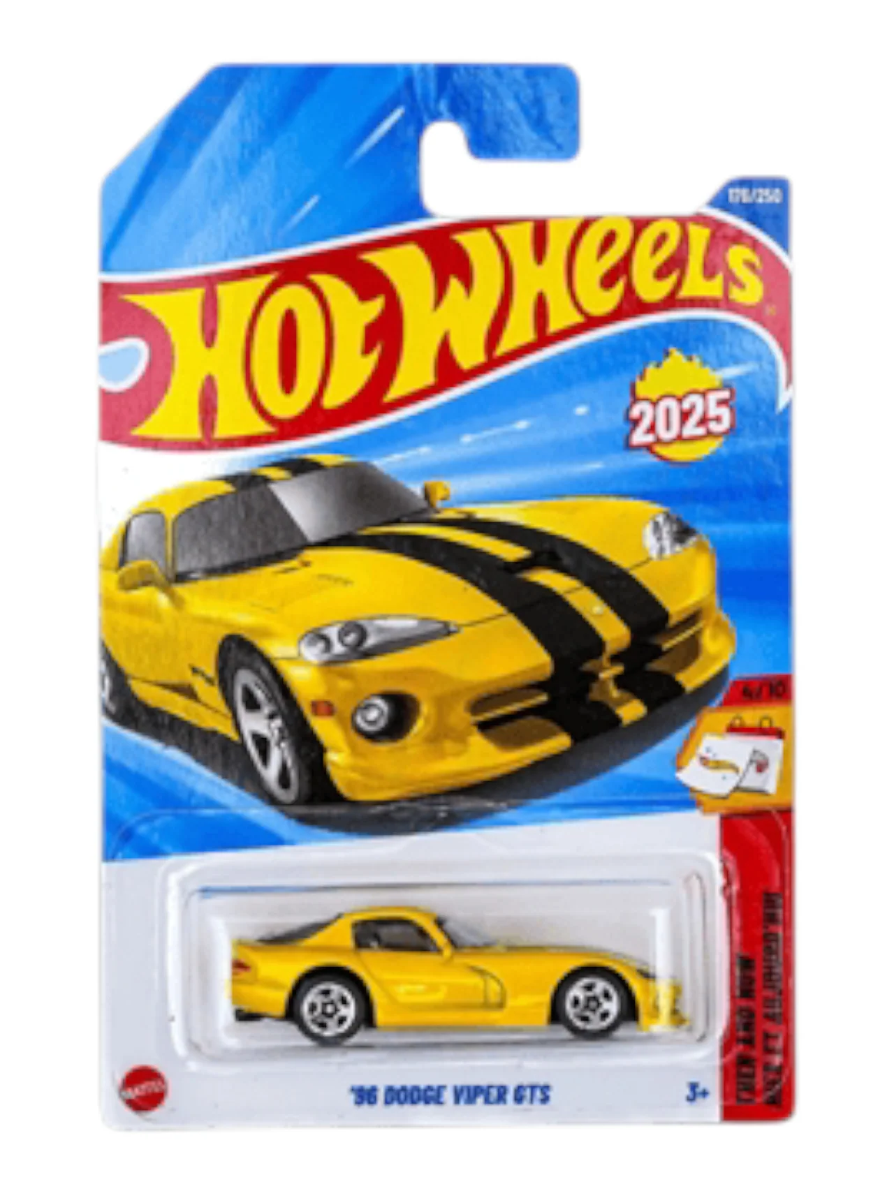 HotWheels 96 Dodge Viper GTS Imported Mainline 1:64 Scale
